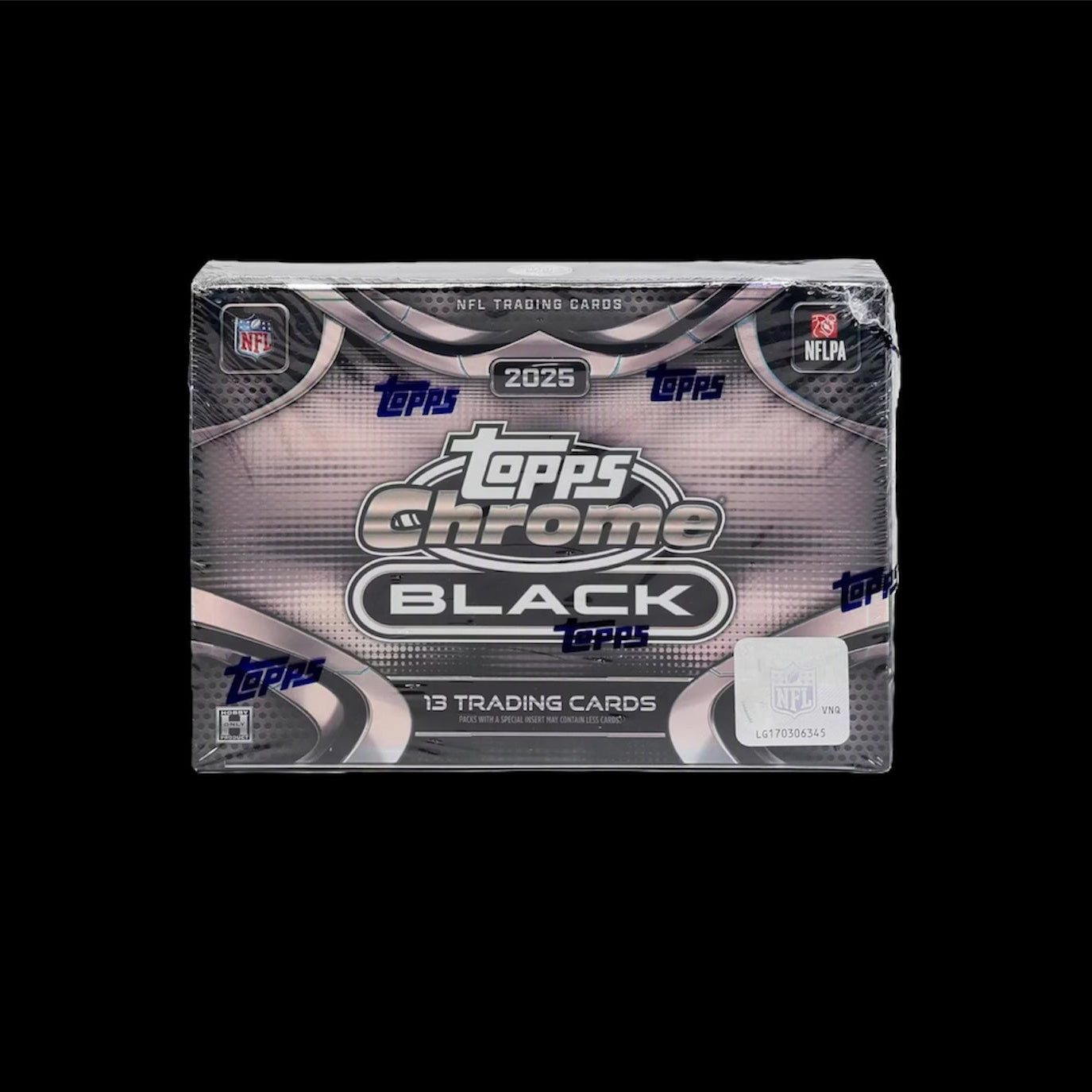 Topps Chrome Black NFL Hobby Box 2025