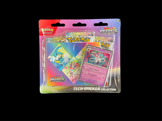 Pokémon Scarlet & Violet Prismatic Evolutions Tech Sticker Collection
