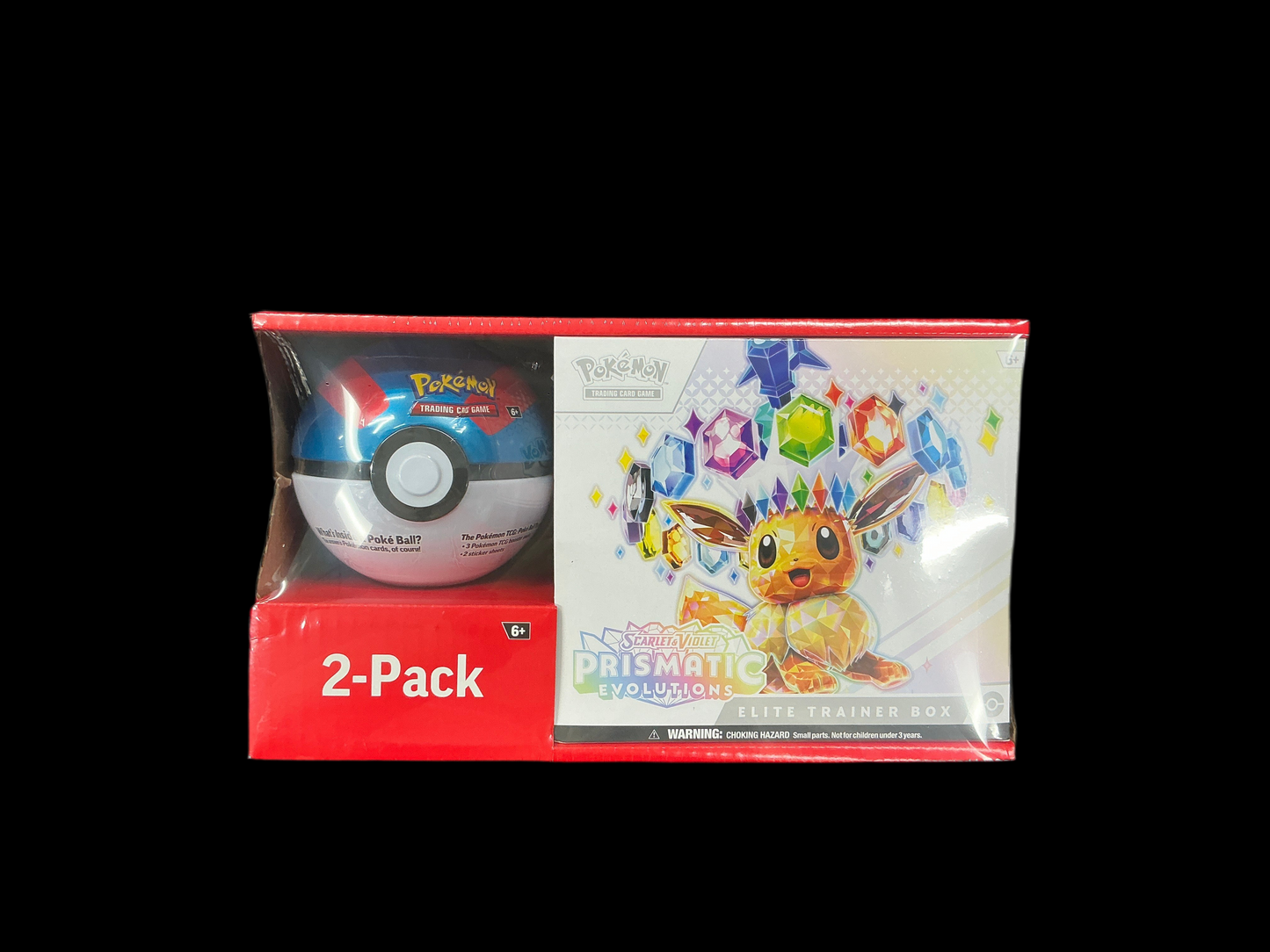 Pokémon Prismatic Evolutions Elite Trainer Box & Poke Ball 2 Pack