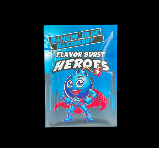 Flavor Burst Heroes Repack: Bangin’ Blue Razzberry Edition