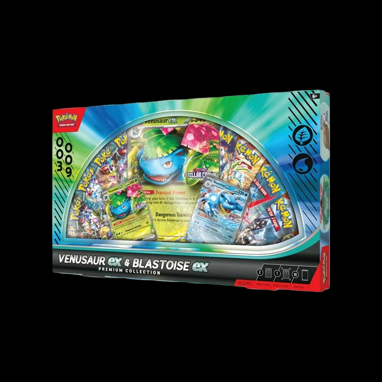 Pokémon Venusaur ex & Blastoise ex Premium Collection